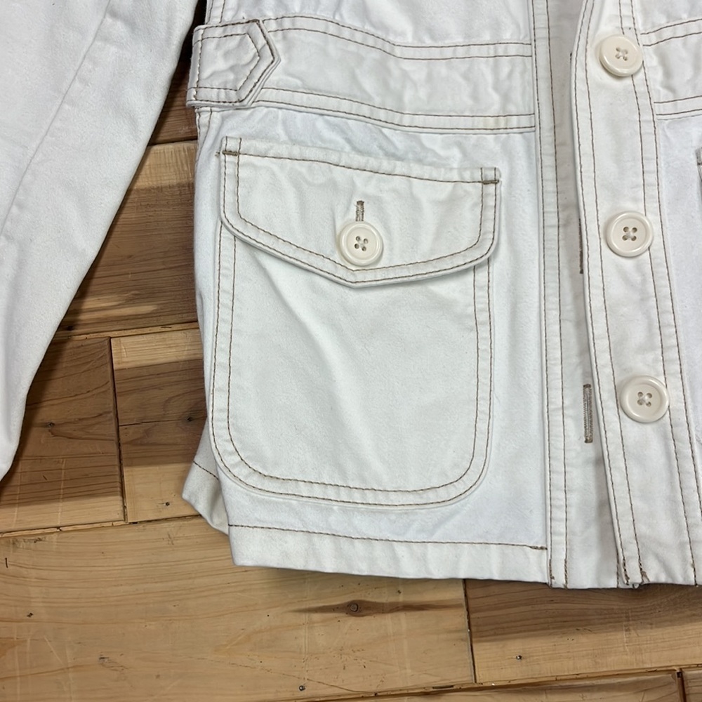 J Crew Cream Spring Jacket - Picture 4 of 5